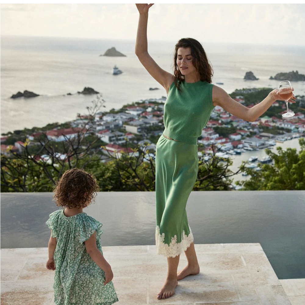 Dôen Elowena Skirt in Peridot